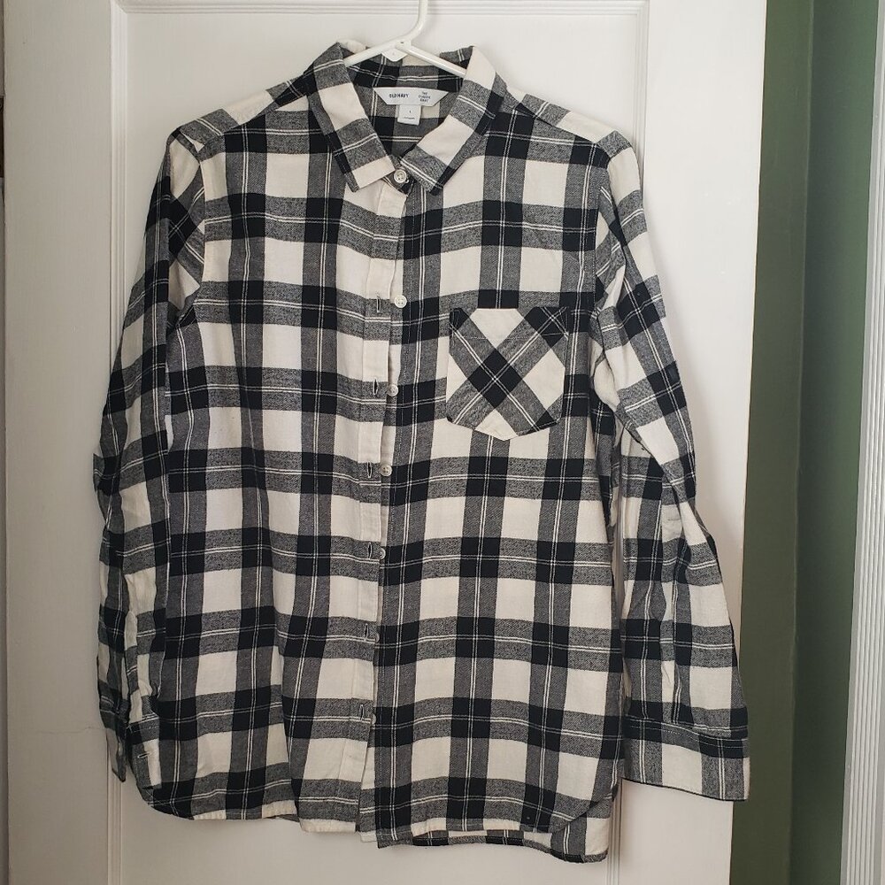 EUC women's Old Navy flannel shirt large